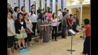 Come Home -Travis Cottrell. 9-3-2013. Christus Dominus Choir. OLPS Church Singapore