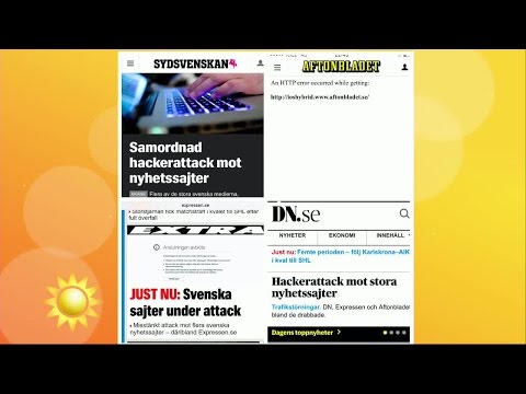 ”Jag skrattar varje gång det kommer upp någonting med Trump” - Nyhetsmorgon (TV4)