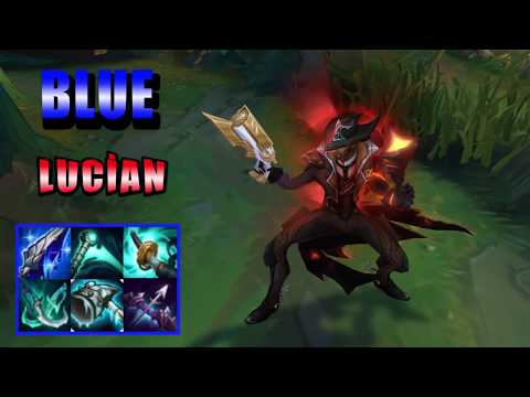 Blue Lucian vs Red Lucian & Full Build & League of Legends