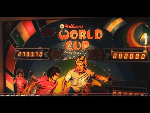 1978 Williams WORLD CUP pinball machine
