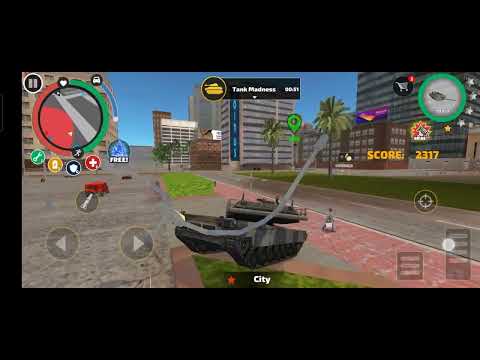 Black Panther Rope Hero Vice Town Crime Simulator  #Military Base at NY City - #Android #Gameplay