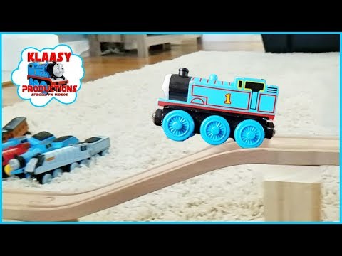 Thomas and Friends "Slow Motion Ramp " - Part 2 - Brio and Wooden Railway Ep. 18