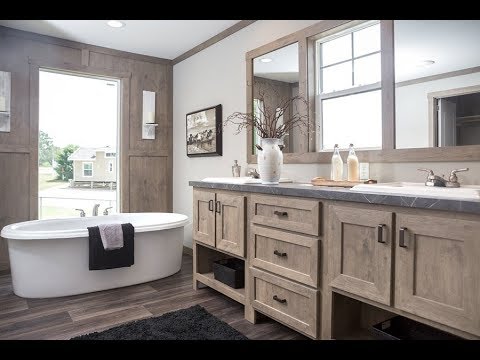 "The Woodville" 28x72, 4bed 2bath farmhouse with floated sheetrock thruout