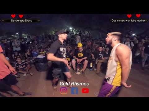 Donde esta Draco vs Dos monos y un lobo marino | 4tos #GOLDRHYMES2021 | Modo Purga  3vs3  27-Octubre