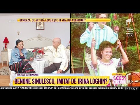 Benone Sinulescu a dat cărțile pe față! Dezvăluiri despre Irina Loghin