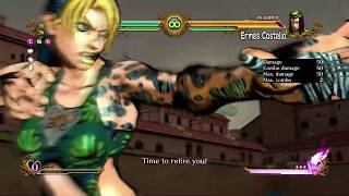 JoJo's All Star Battle: Jolyne Move Set - HD