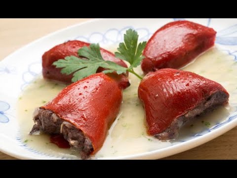 Receta de pimientos rellenos de morcilla - Karlos Arguiñano