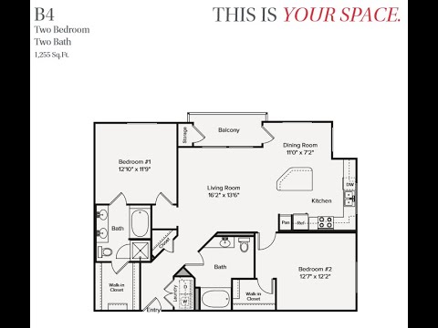 Avalon Playa Vista - Virtual Tour | 2 Bed 2 Bath | 1,255 sqft