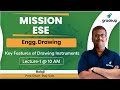 Engineering Drawing Key Features Of The Drawing Instruments MISSION ESE Balaji Sir Gradeup