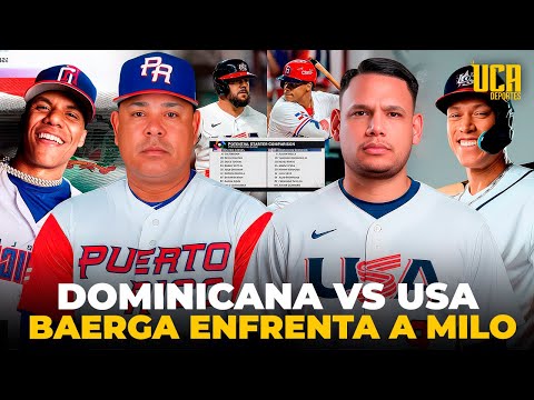 WORLD CLASSIC: USA VS DOMINICAN REPUBLIC: CARLOS BAERGA AND MILO DEPORTES FACE OFF LIVE