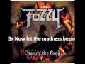 Fozzy - Let The Madness Begin with lyrics 