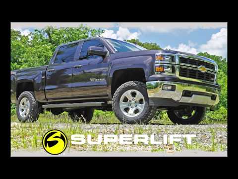 Superlift 3.5\" upper control arm kit 07-13 GM 1500