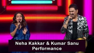 Neha Kakkar and Kumar Sanu  Performance | Aankh Marey Song | Indian Idol  #sonytv