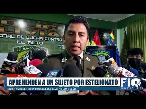 Aprehenden por estelionato a un sujeto de 46 años quien ya contaba con antecedentes por estafa. Fue