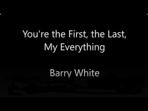 Barry white just the way you are ноты. Barry white you're the first (instrumental version). The first the last my everything. The first the last my everything. You're my everything sheet.