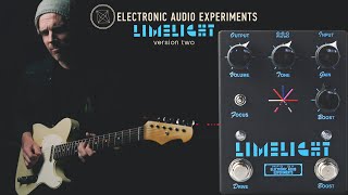 Video thumbnail for Demos in the Dark // Electronic Audio Experiments Limelight V2 // Guitar Pedal Demo by Demos In The Dark