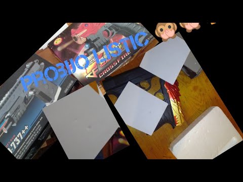 DA LI MOŽE PLASTICNI PIŠTOLJ DA PROBIJE LISTIC 👍