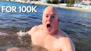 I Jumped Into the Freezing North Atlantic for 100,000 Subscribers