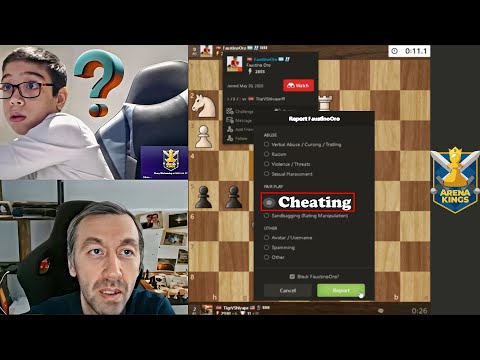 Report for CHEATING!!! FM Faustino Oro vs GM Gata Kamsky