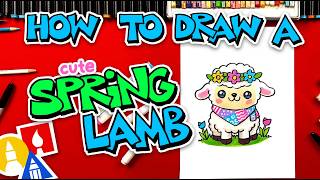 How TO Draw A Spring Lamb
