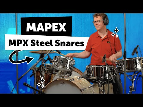 Mapex | MPX Steel Snares | Sound Demo