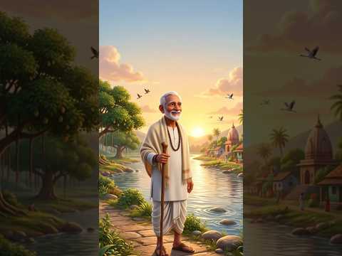 नदीतटे मातामहः | Grandfather at the Riverbank | नदी किनारे नानाजी | #sanskritkalp | #learnsanskrit