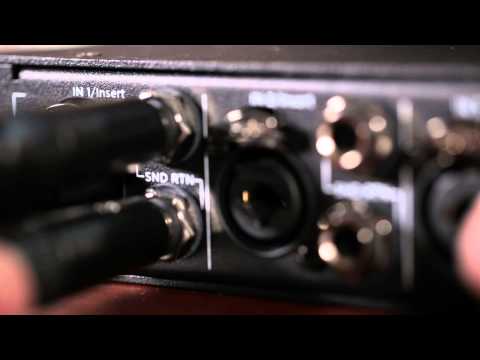 How to record with an outboard analog compressor using Apogee Ensemble