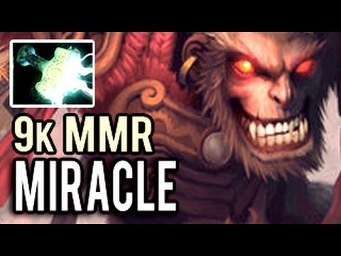 Miracle- 103k MAX DAMAGE + RAMPAGE 400 LH Hard Carry Monkey King 9k MMR Patch 7.00 Dota 2