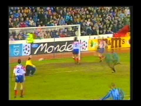 1993 March 17 Rangers Glasgow Scotland 2 Club Brugge Belgium 1 Champions League