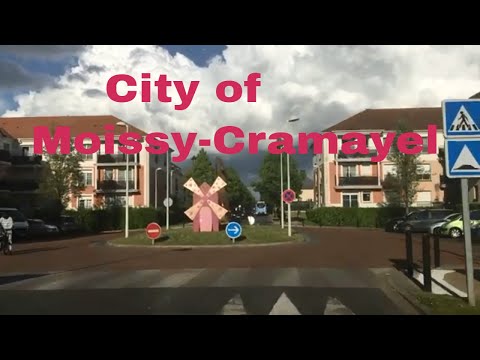 City of Moissy-Cramayel 4K- Driving- French region