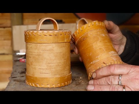 DIY Birch-Bark Container