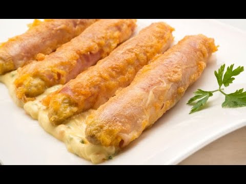 Receta de espárragos con jamón rebozados - Karlos Arguiñano