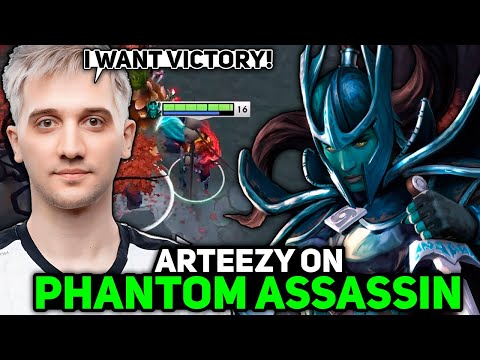 ARTEEZY on PHANTOM ASSASSIN CARRY in HIGH MMR!