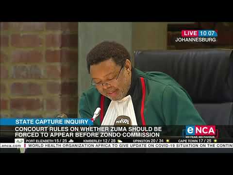 ConCourt delivers judgment on Jacob Zuma appearance at Zondo Commission case