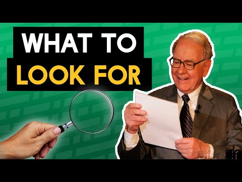 Warren Buffett: How To Read Annual Reports