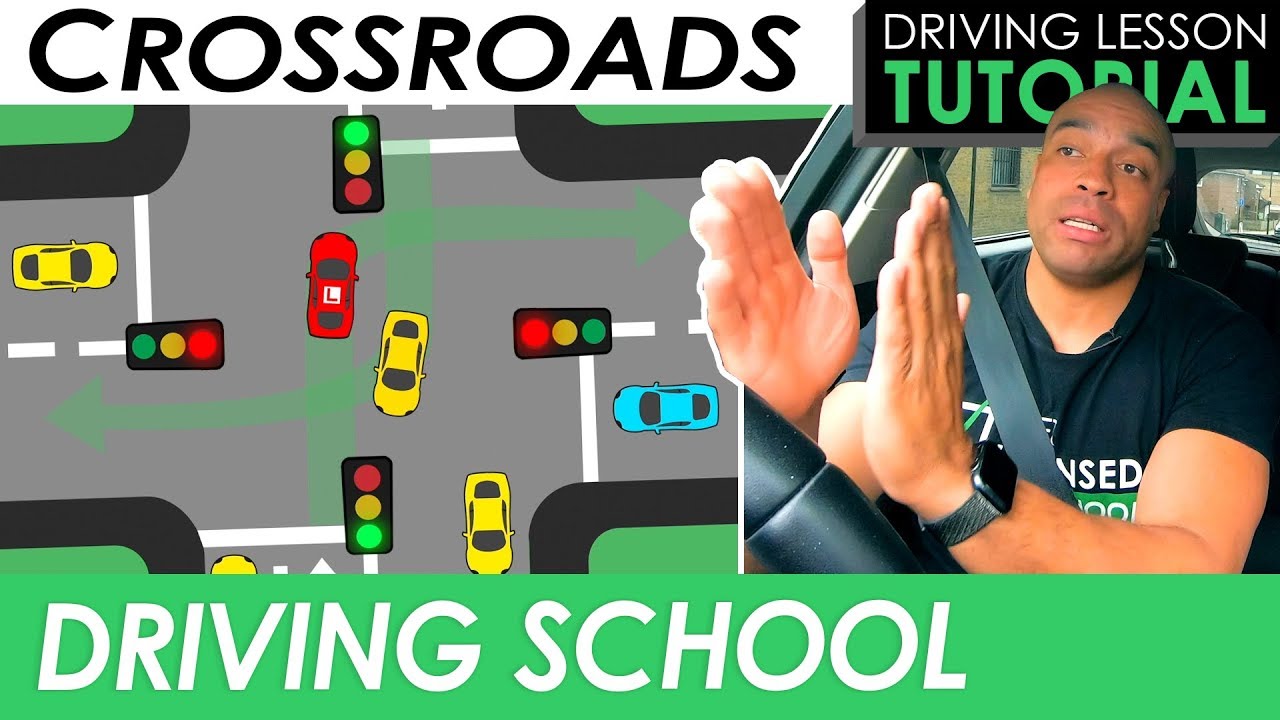 Advanced Crossroads; Turning Right at Traffic Lights | Driving Tutorial