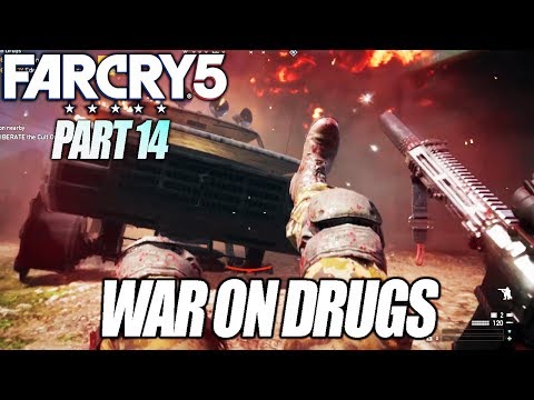 FAR CRY 5 WALKTHROUGH GAMEPLAY PART 14 - WAR ON DRUGS MISSION (CHOPPER ASSAULT)