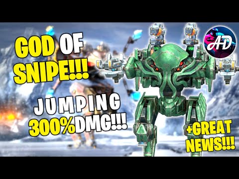 CRAZY! SNIPER GOD ELDRITCH ARES With WEBER VOLT 300% DMG Gameplay | War Robots Mk2 WR Gameplay
