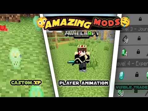 4 EPIC Mods for MCPE || Become a Pro Gamer Now!