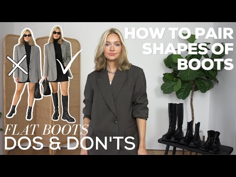 DOS & DON'TS OF STYLING BLACK BOOTS | An in-depth...