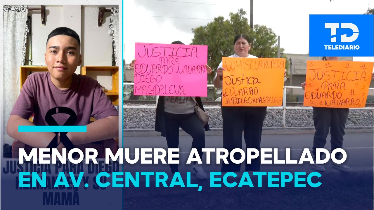 Muere menor tras ser atropellado mientras su familia cambiaba llantas ponchadas en Ecatepec