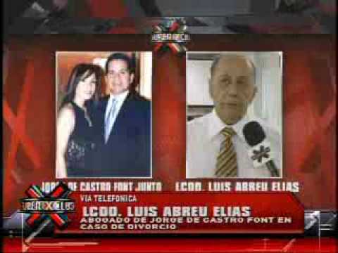 SuperXclusivo 4/29/10 - Esposa de Jorge De Castro Font vuelve solicitar orden de protección 2/2