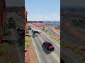 Realistic Highway Car Crashes #25