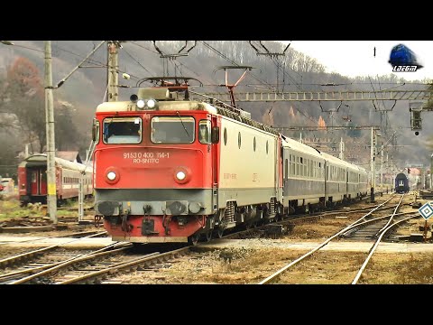 Trenuri în Gara Ilva Mică 🚊🏔🚊 Trains in Ilva Mică Railway Station -  24 November 2025