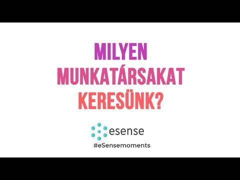 eSense  - Milyen munkatársakat keresünk?