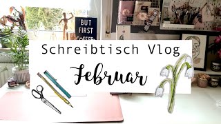 Schreibtisch Vlog Februar 2024: New In | Journaling | Klebestifte | Clearstamps Aufbewahrung