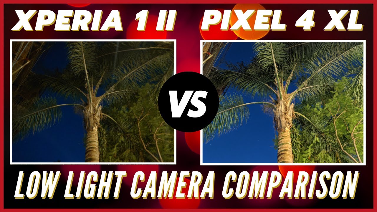 Sony Xperia 1 ii vs Google Pixel 4 XL Camera Comparison (Low Light)