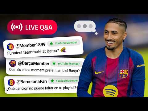 🔴💬 LIVE Q&A | YOU ASK, RAPHINHA ANSWERS! (MEMBERS EXCLUSIVE QUESTIONS)