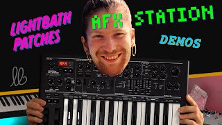 Video thumbnail for Novation AFX Station • Lightbath Patches + Overlays Demo by Lightbath