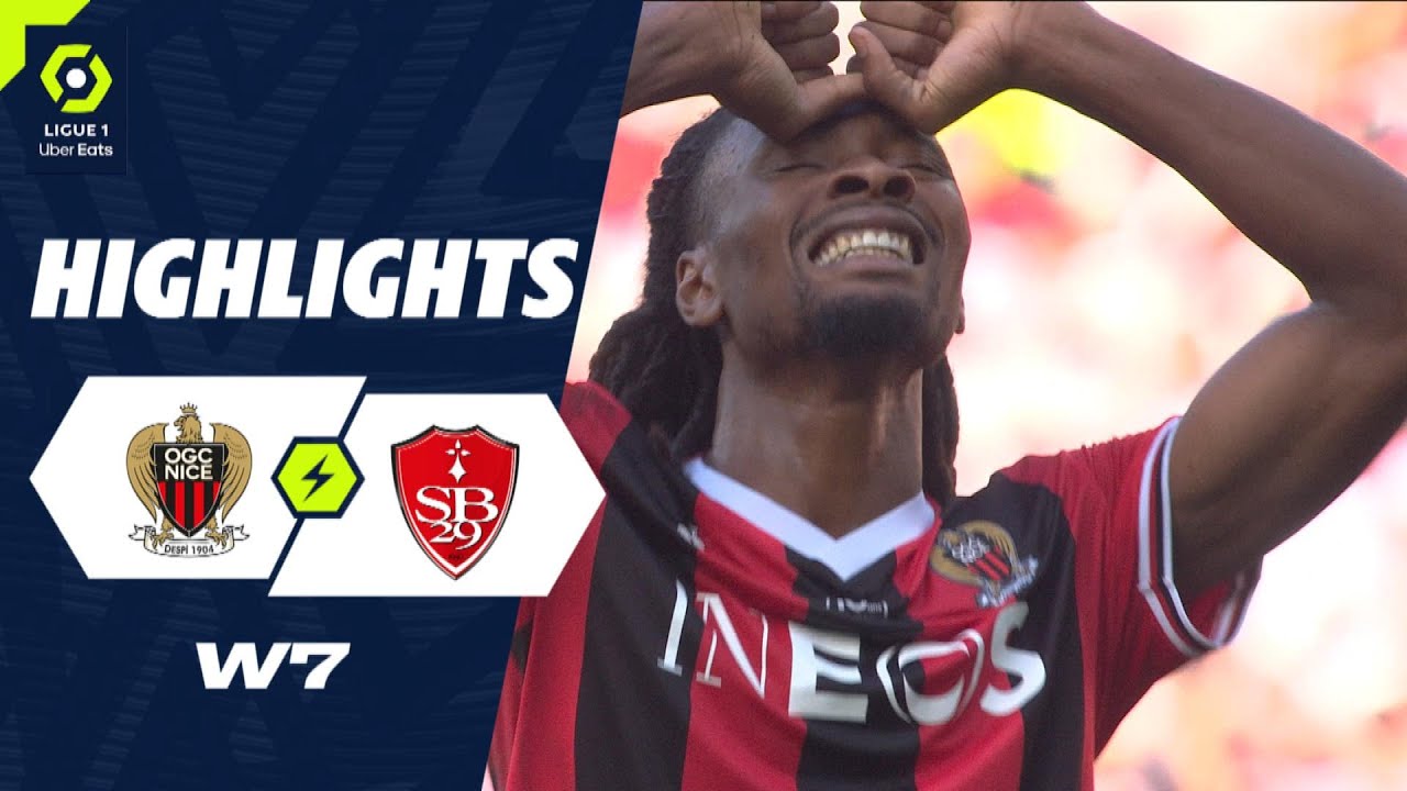 Nice vs Brest highlights